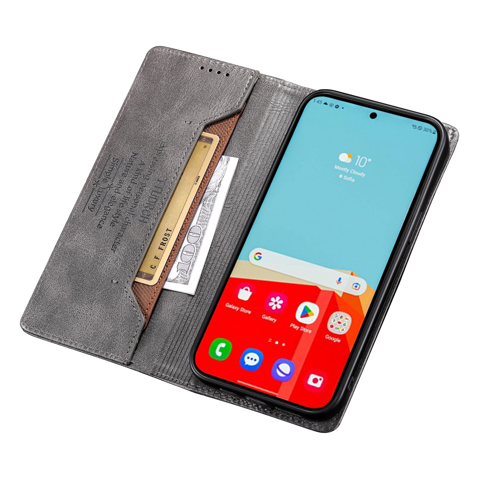 TTUDRCH Style 007 For Samsung Galaxy A14 5G 4G RFID Blocking Stand Cover Wallet Leather Phone Case TTUDRCH Style 007 For Samsung Galaxy A14 5G 4G RFID Blocking Stand Cover Wallet Leather Phone Case